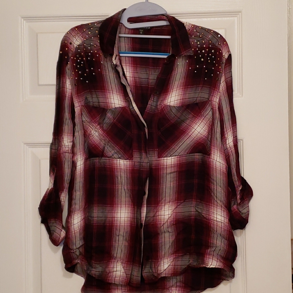 Flannel blouse